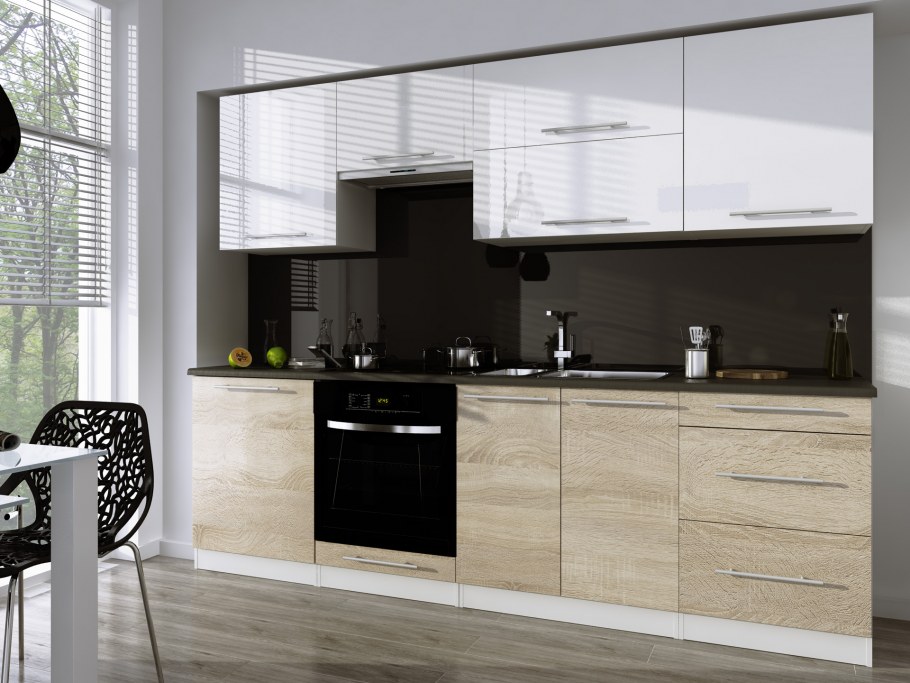 Кухня Терра капучино глянец