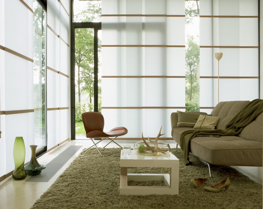 Японские шторы в стиле Минимализм