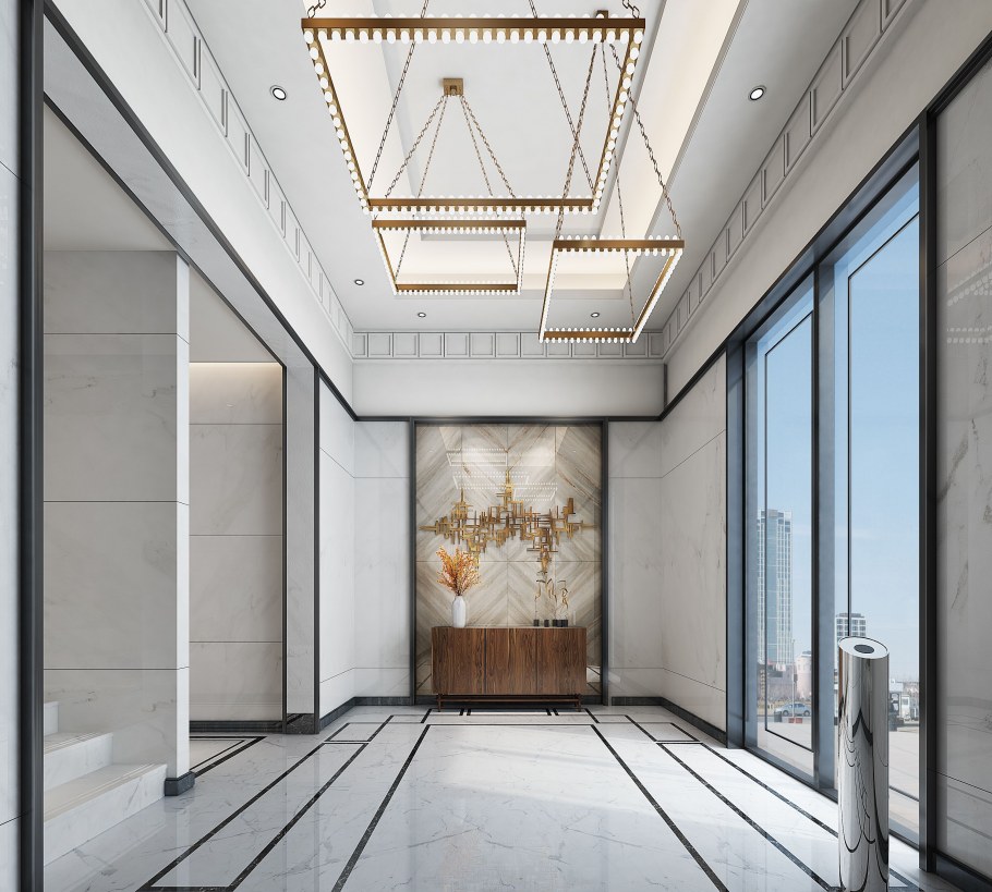 Холл потолок дизайнерский