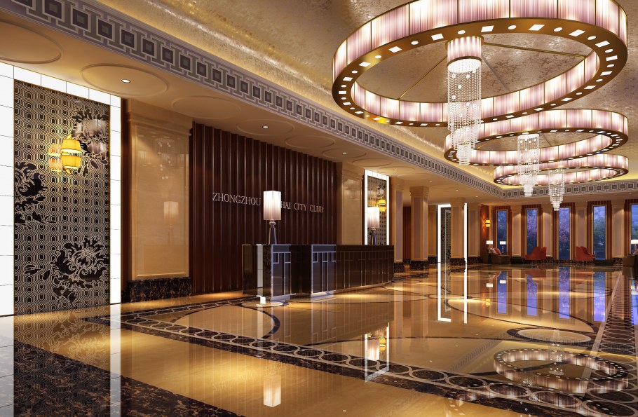 Вестибюль в отеле