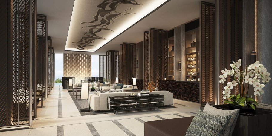 Модерн интерьер вестибюль