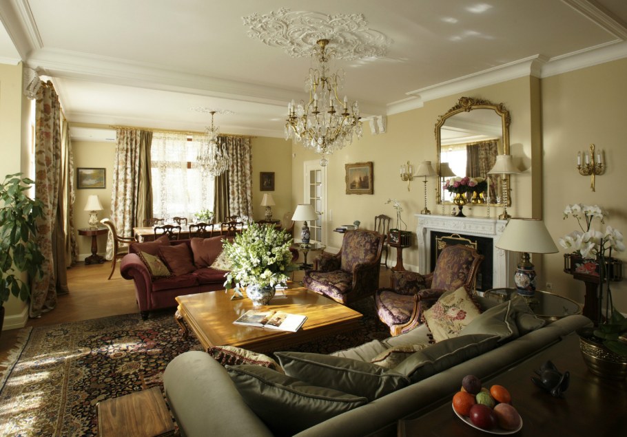 Квартиры в английском стиле фото