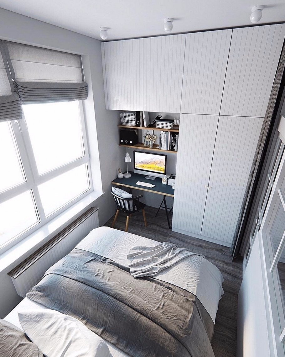 Спальня 15 метров с балконом