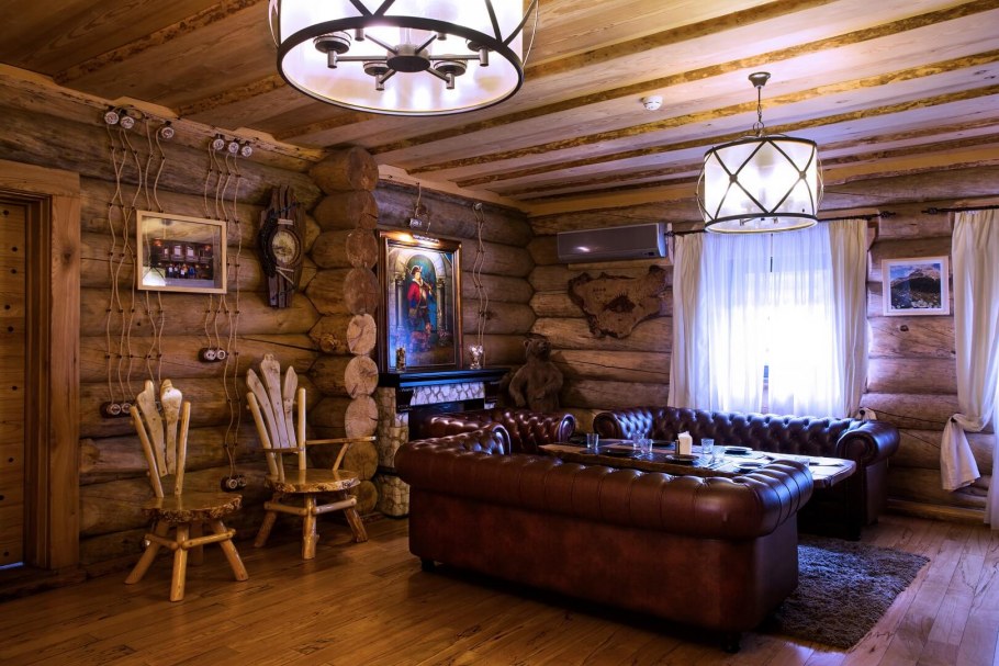 Интерьер русской бани