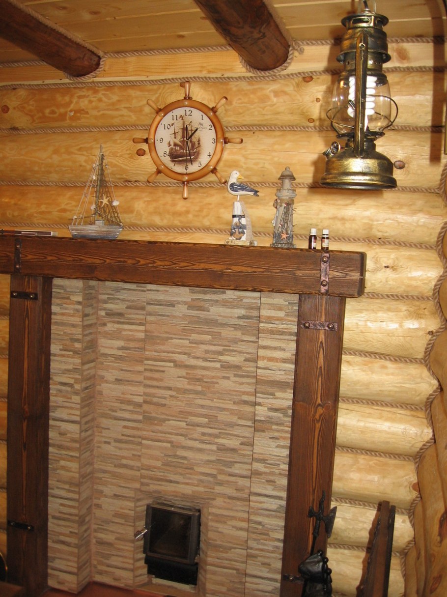 Отделка бань под старину