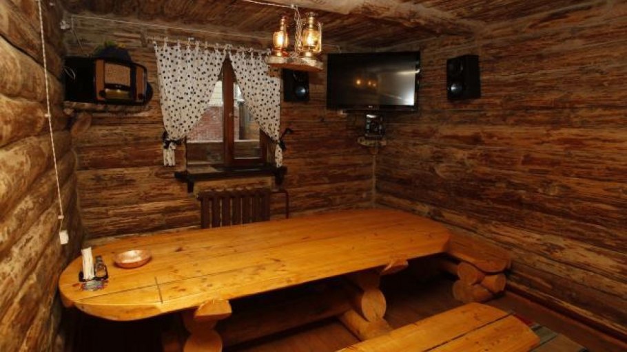 Отделка парной необрезной доской