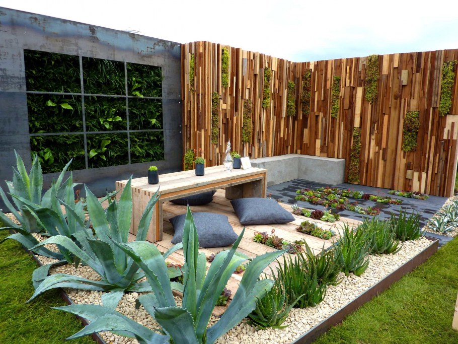 Индустриальный стиль в ландшафте