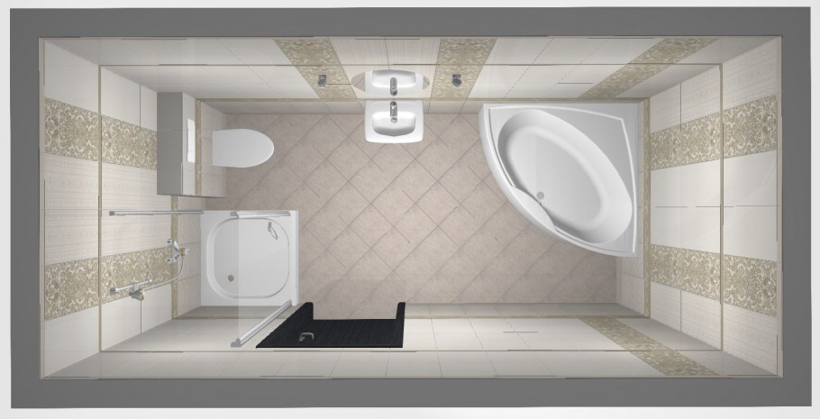 Кафель зигзаг