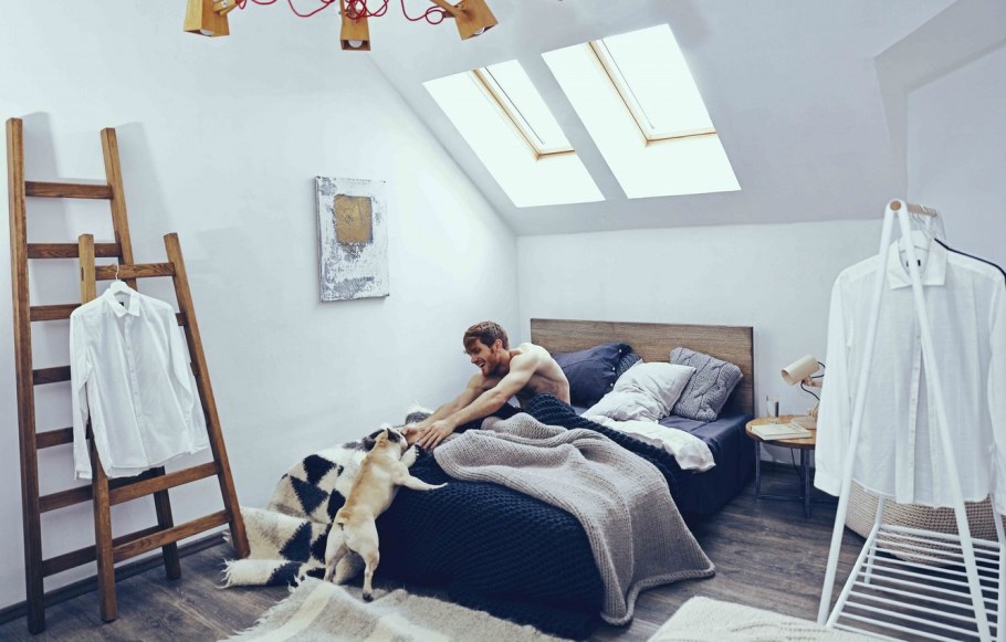 Спальни в скандинавском стиле для парня