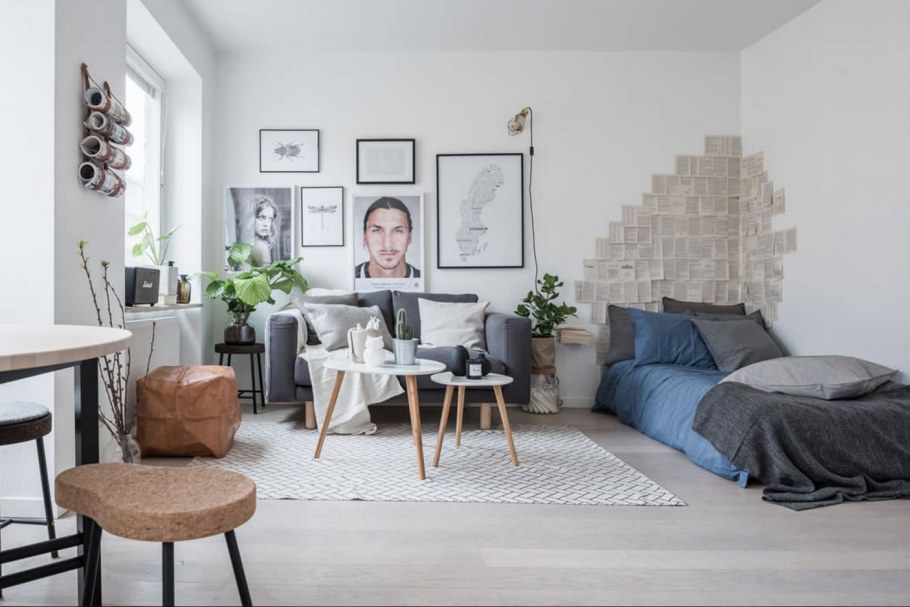 Спальня Сканди лофт