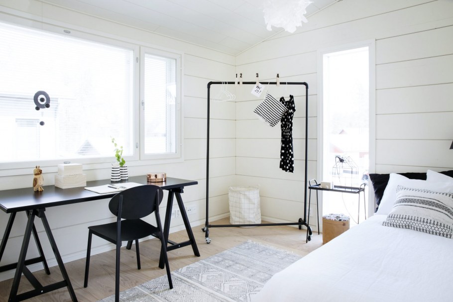 Спальня-гостиная 19м2 Скандинавский стиль