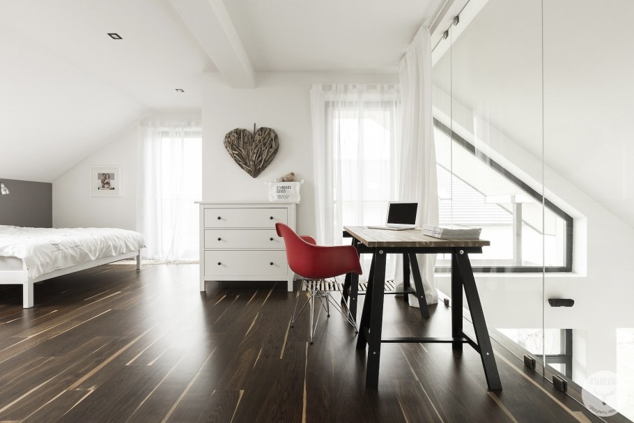 Уютная спальня Сканди