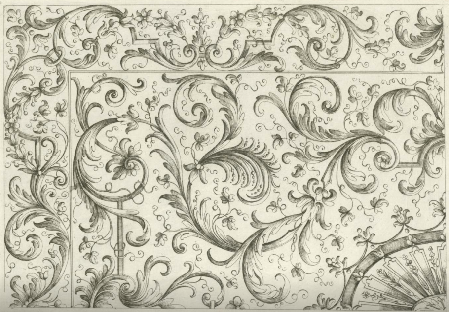 Альфрейная живопись рококо