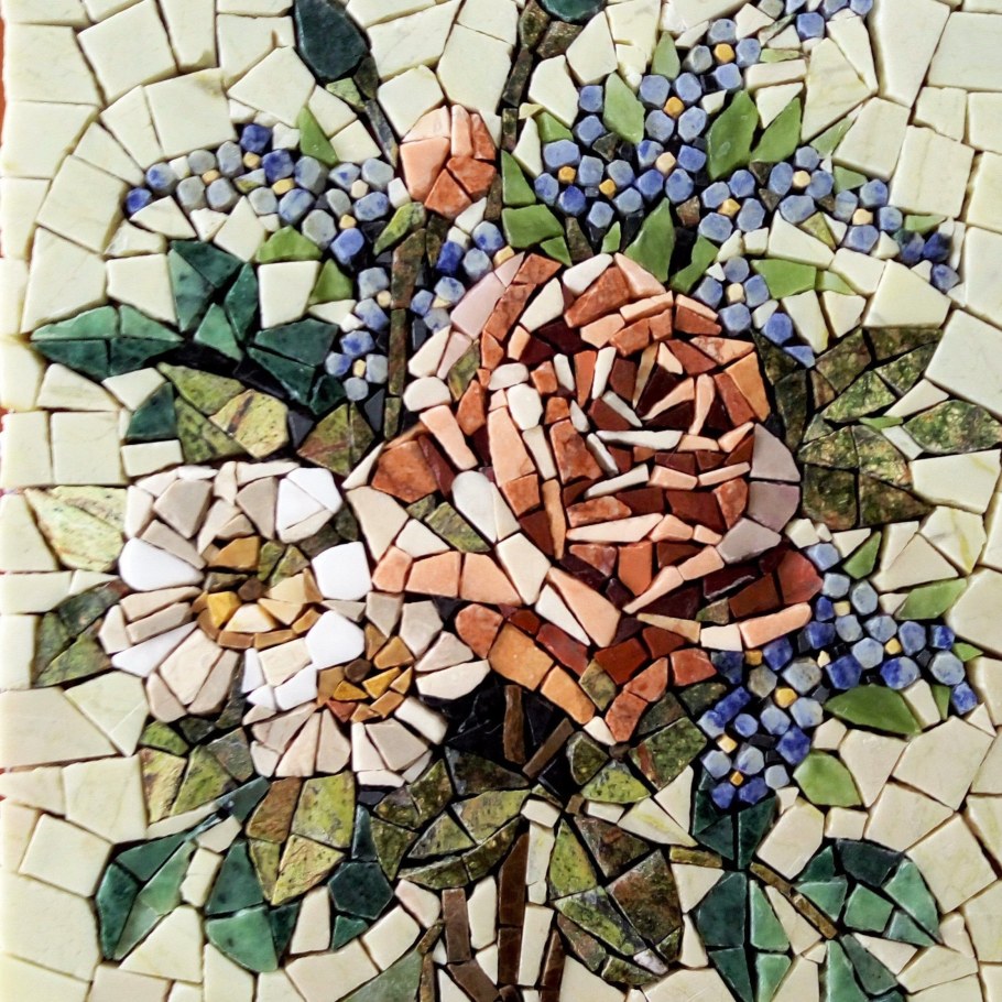 Художественное панно из мозаики