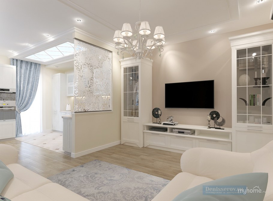 Светлая гостиная