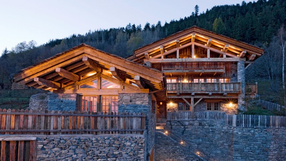 Фахверк в Альпах