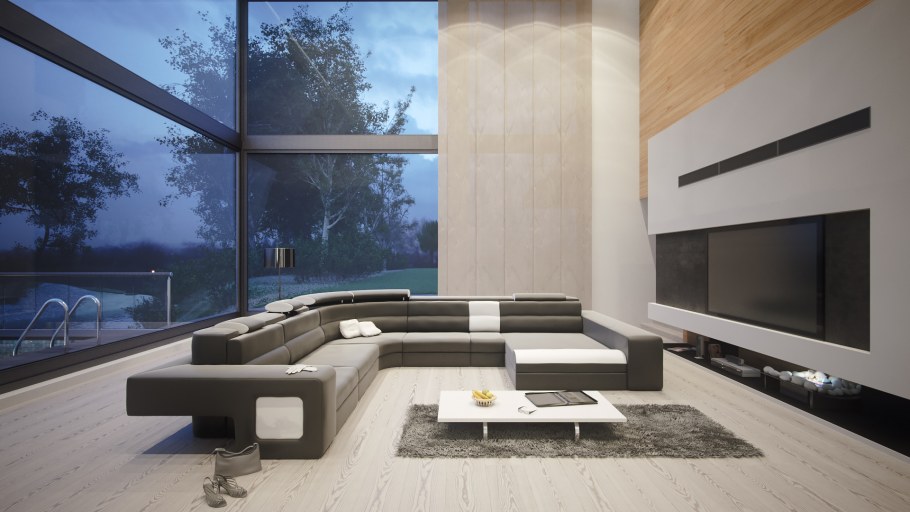 Гостиная в стиле Хай тек High-Tech