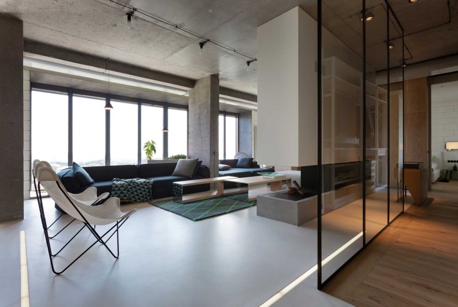 Дизайнерские стеклянные перегородки