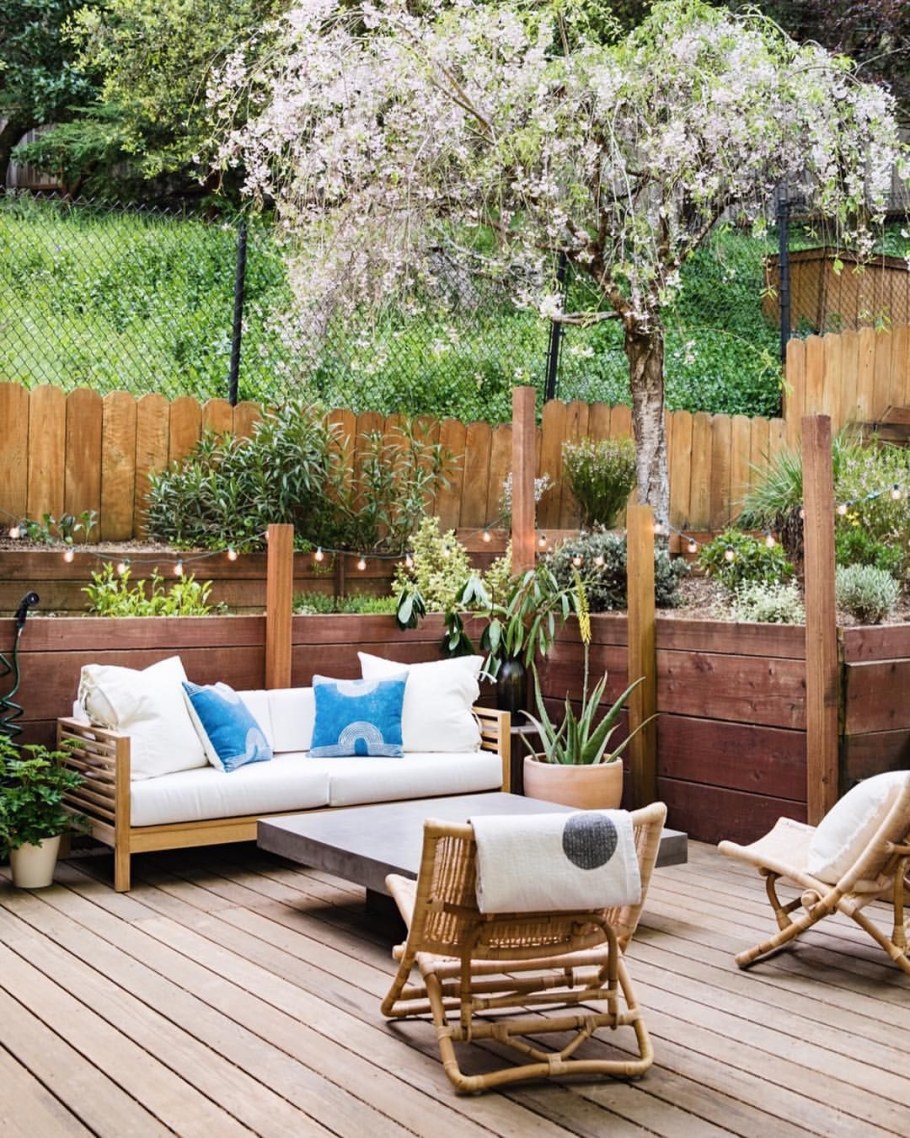 Сад интерьер веранда декор мебель