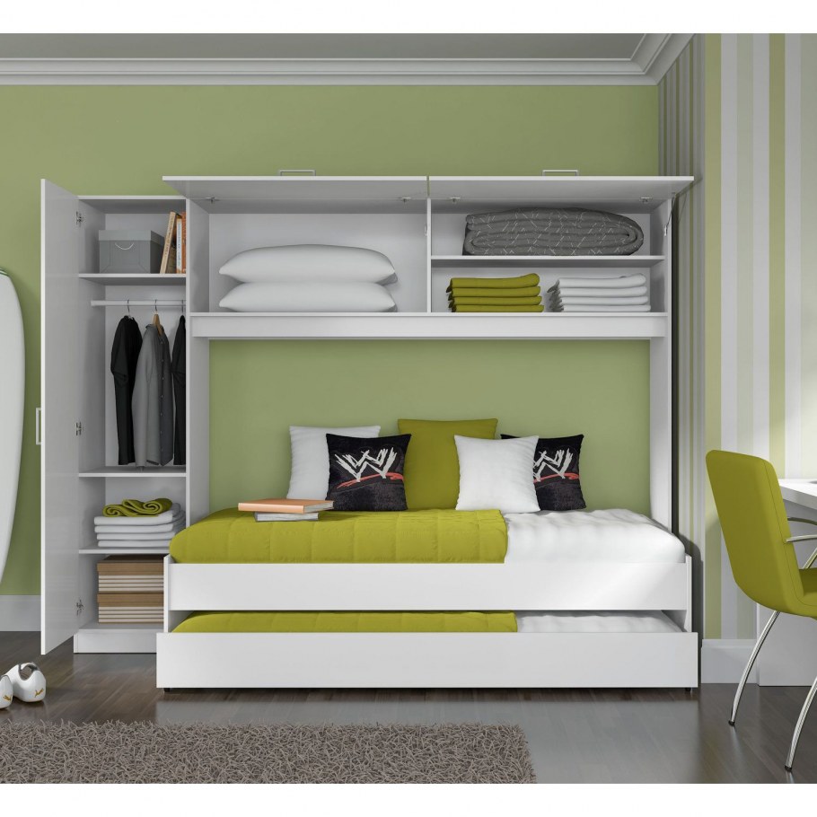 Детская кровать со шкафом