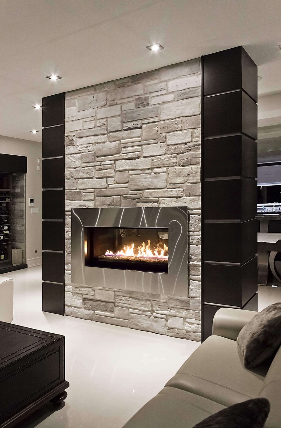 Камин перегородка