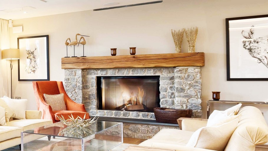 Камин в интерьере