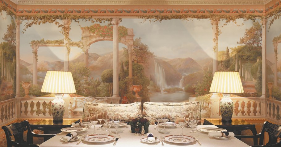 Аффреско фрески в интерьере