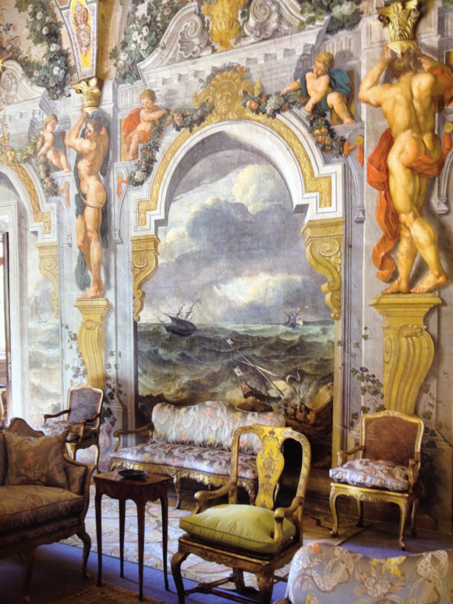 Фрески стиль Шинуазри Барокко