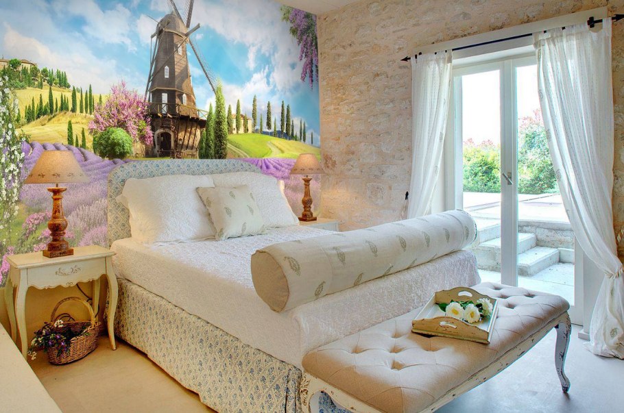 Спальня в греческом стиле