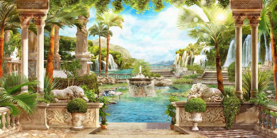 Фреска Аффреско водопад