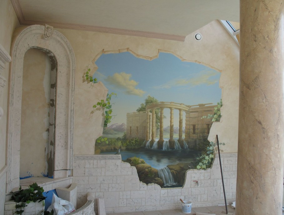 Живописная роспись стен