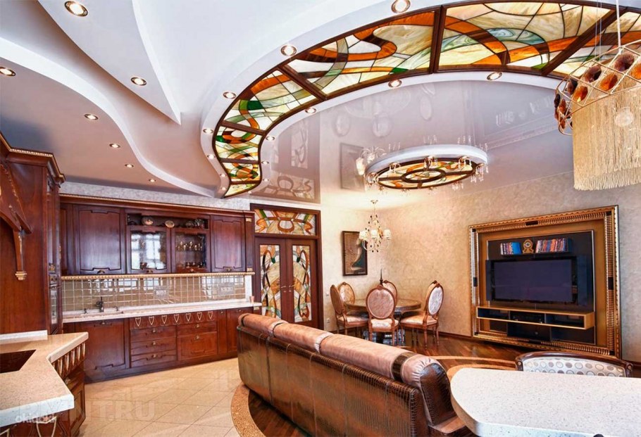 Потолок у стиле ар нуво