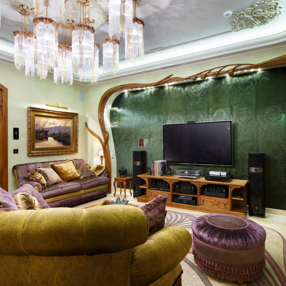 Арт-нуво стиль в интерьере