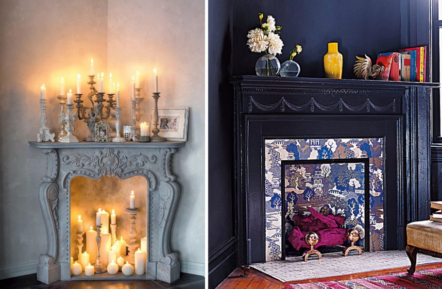 Свечной камин