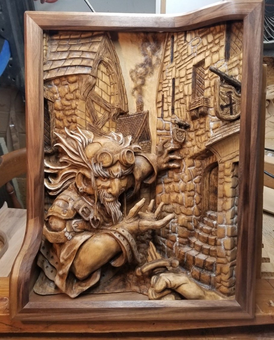 Николай Ачитаев резьба по дереву