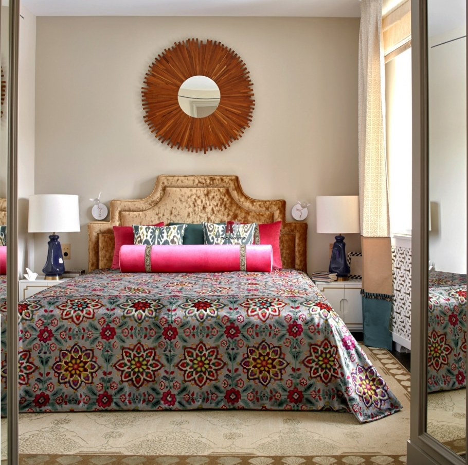 Белая спальня в марокканском стиле