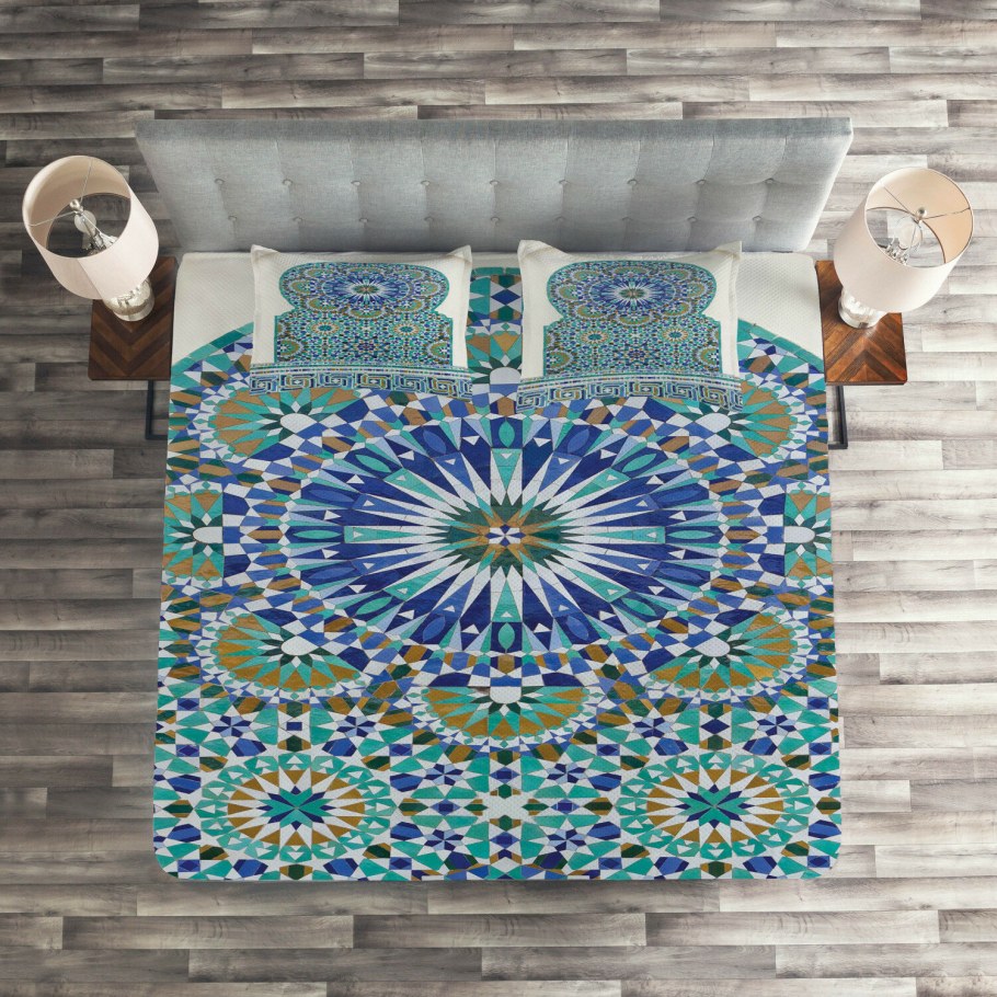 Плед в стиле марокканской мозаики