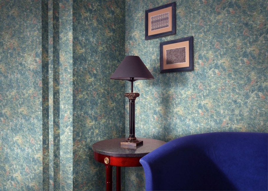 Жидкие обои в интерьере