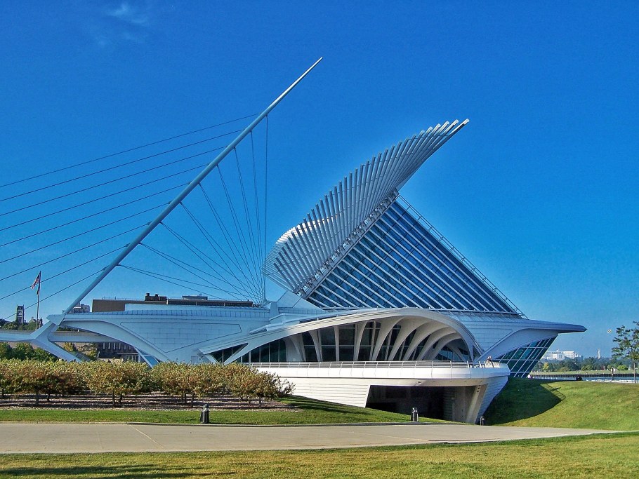 Сантьяго Калатрава музей искусств Милуоки