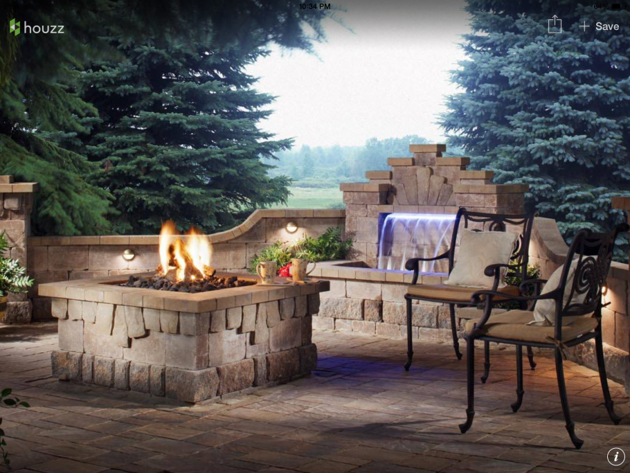 Взр2373 уличный очаг Patio