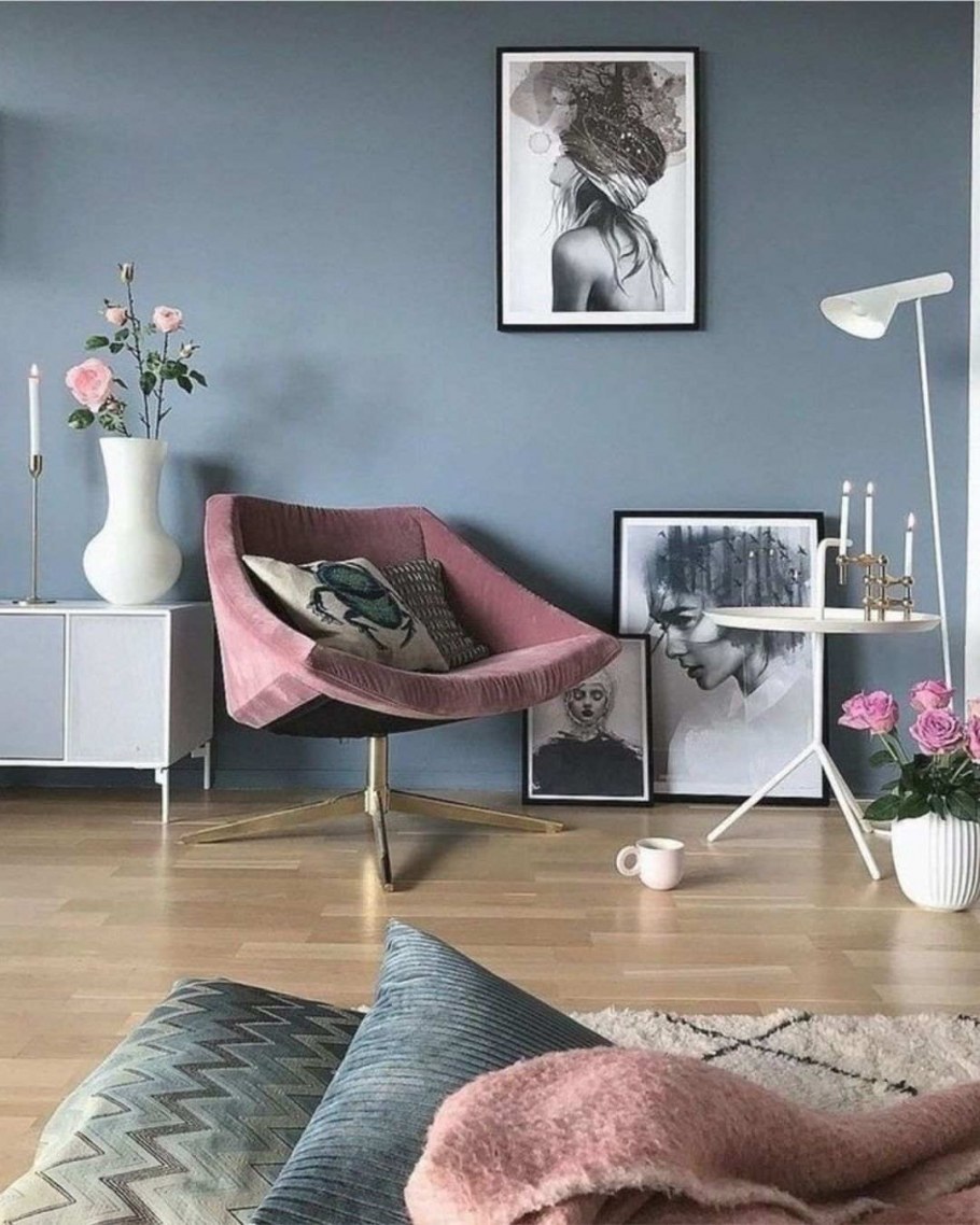 Модные цвета стен