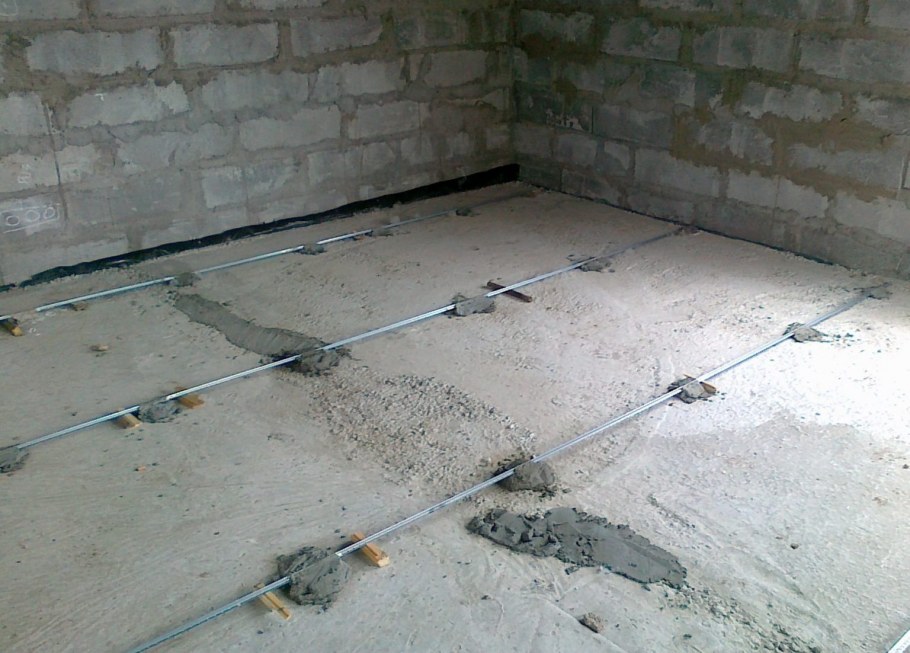 Маяки для стяжки пола