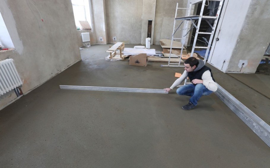 Цементно-Песчаная стяжка полусухая м200