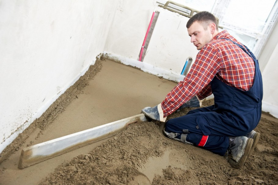 Выравнивающая стяжка пола