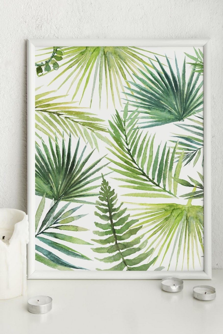 Постер 30х40 папоротник