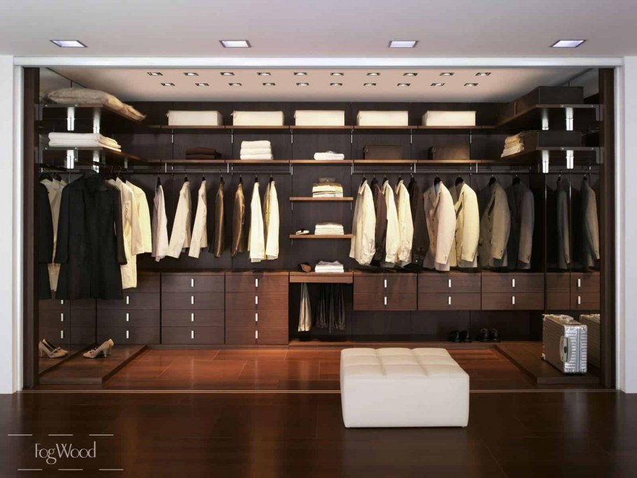 Стильные гардеробные комнаты