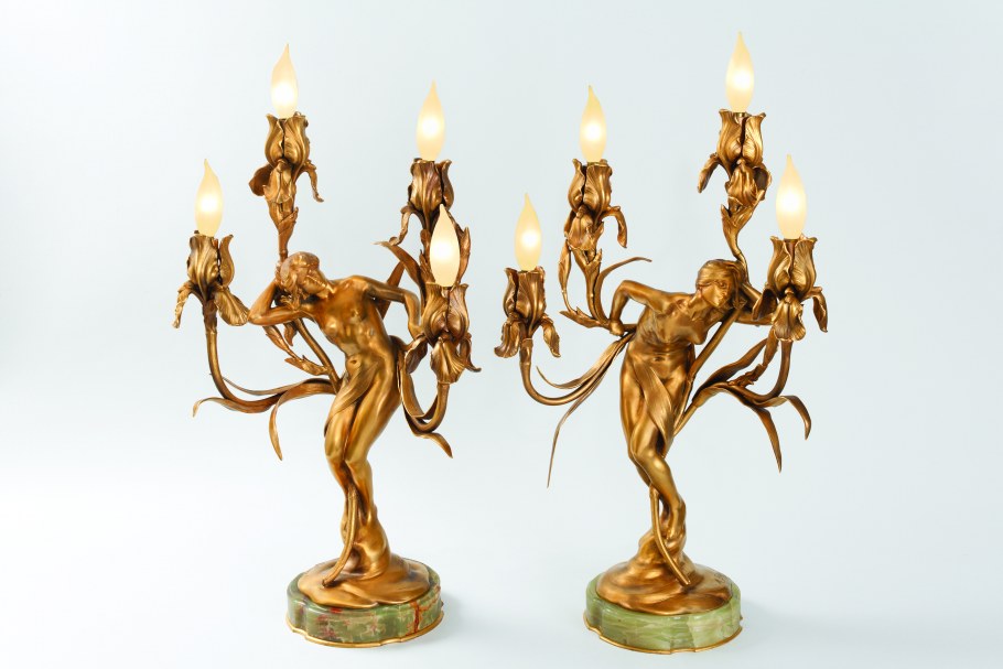 Канделябр арт нуво