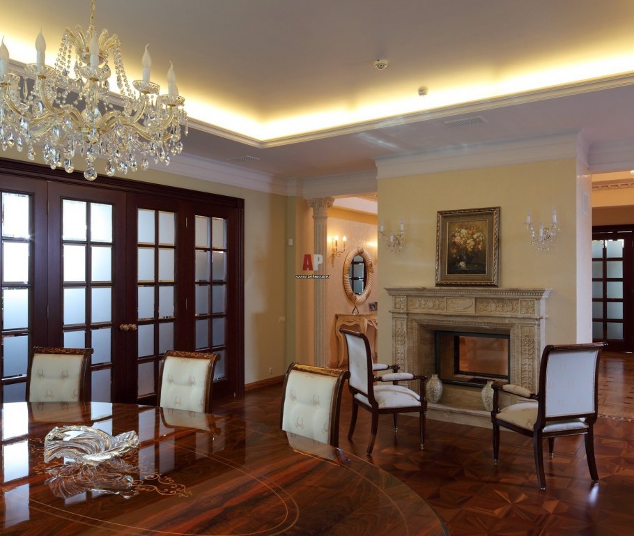 Классический интерьер в частном доме