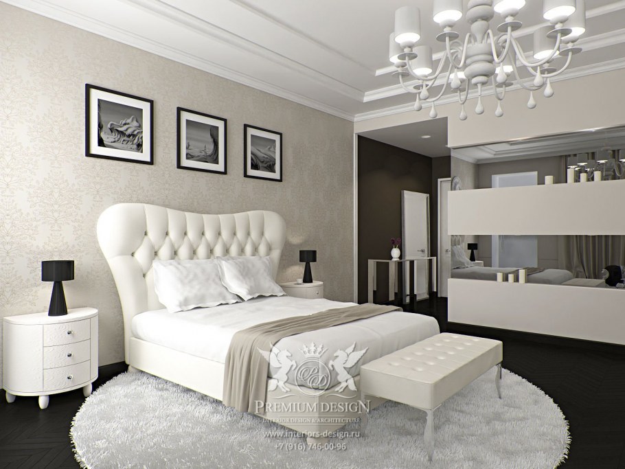 Маленькие спальни в светлых тонах