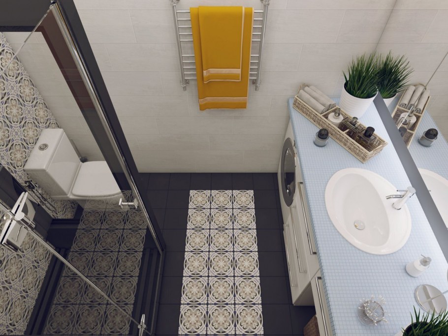 Ванная совмещенная с туалетом